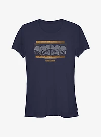 Star Wars the Mandalorian Helmets of Creed Girls T-Shirt