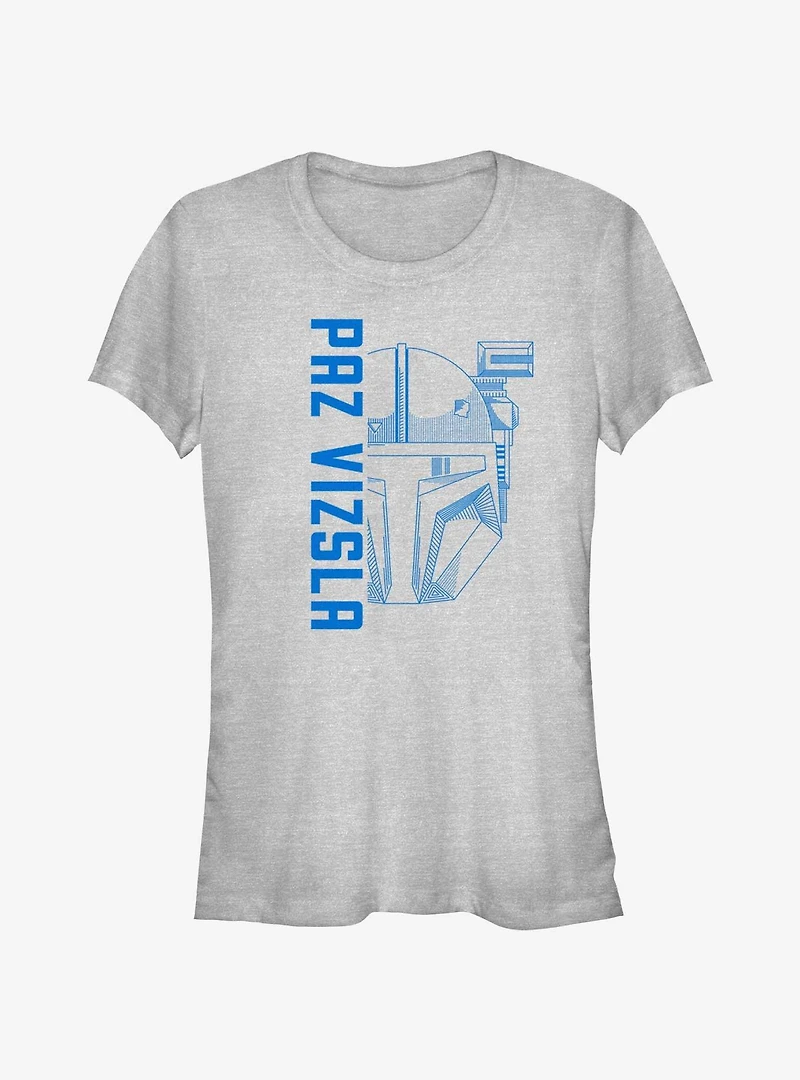 Star Wars The Mandalorian Paz Vizsla Helmet Girls T-Shirt