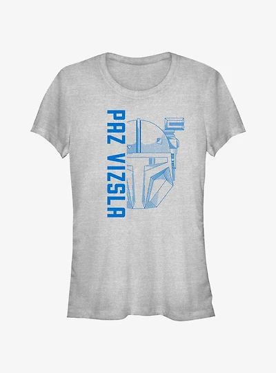 Star Wars The Mandalorian Paz Vizsla Helmet Girls T-Shirt