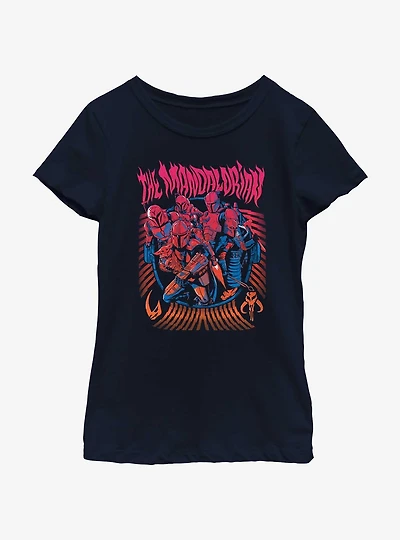 Star Wars The Mandalorian Banded Clans Mudhorn & Keldau Youth Girls T-Shirt