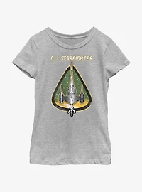 Star Wars The Mandalorian N-1 Starfighter Mod Youth Girls T-Shirt