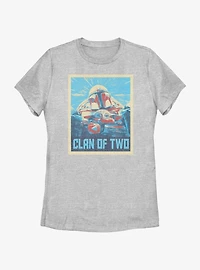 Star Wars The Mandalorian Clan of Two Poster Womens T-Shirt