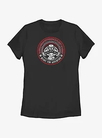 Star Wars The Mandalorian Hyperspace Flight Academy Badge Womens T-Shirt