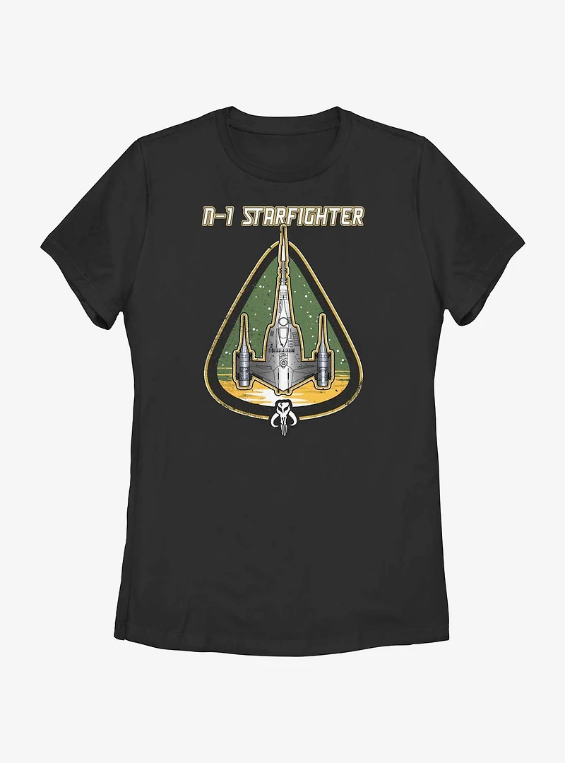 Star Wars The Mandalorian N-1 Starfighter Mod Womens T-Shirt