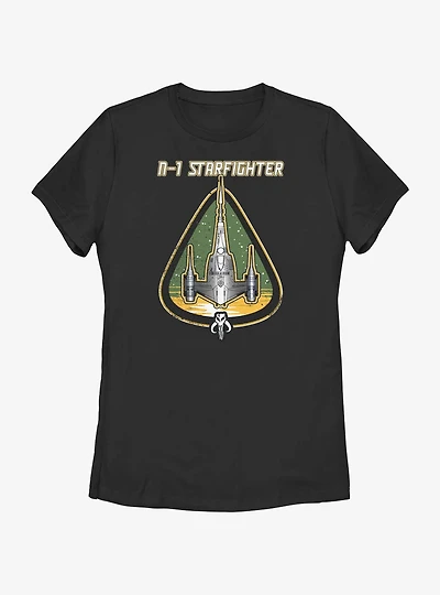 Star Wars The Mandalorian N-1 Starfighter Mod Womens T-Shirt
