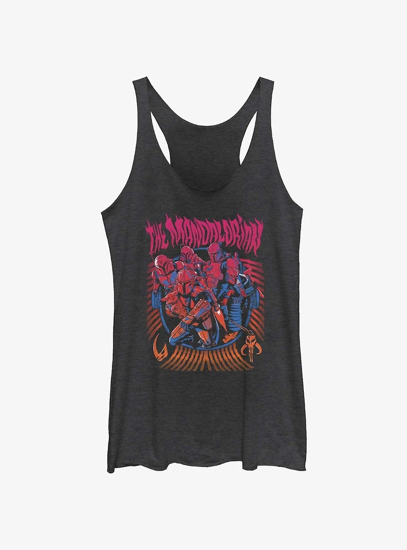 Star Wars The Mandalorian Banded Clans Mudhorn & Keldau Womens Tank Top