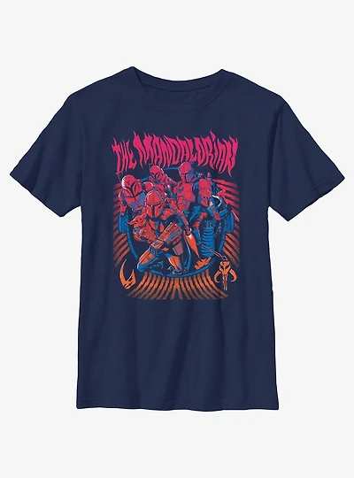 Star Wars The Mandalorian Banded Clans Mudhorn & Keldau Youth T-Shirt
