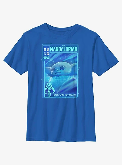 Star Wars The Mandalorian Grogu Poster Youth T-Shirt
