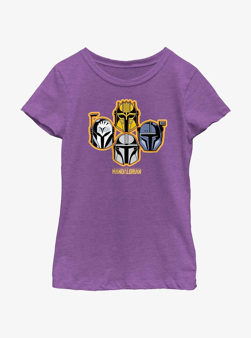 Star Wars The Mandalorian Don't Remove Helmet Youth Girls T-Shirt