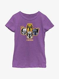 Star Wars The Mandalorian Don't Remove Helmet Youth Girls T-Shirt
