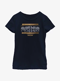 Star Wars the Mandalorian Helmets of Creed Youth Girls T-Shirt