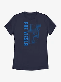 Star Wars The Mandalorian Paz Vizsla Helmet Womens T-Shirt