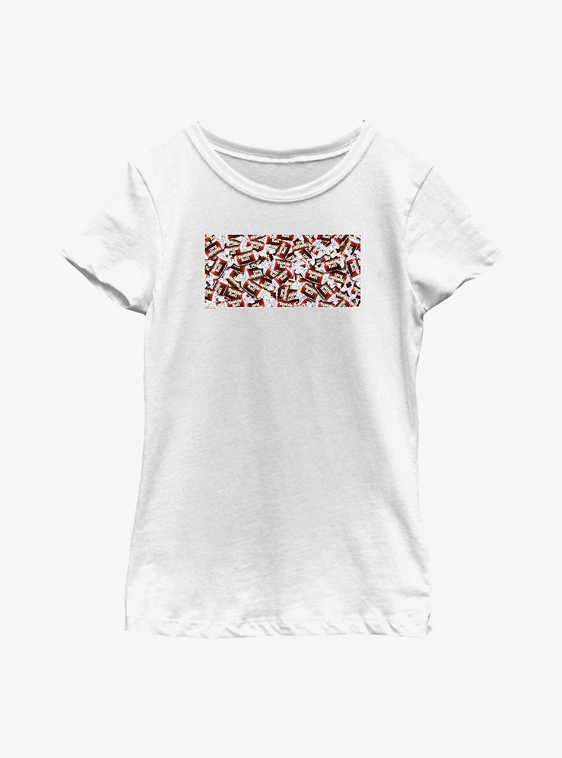 Tootsie Roll Candy Pile Youth Girls T-Shirt