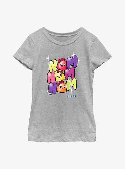 Tootsie Roll Dots Nom Youth Girls T-Shirt
