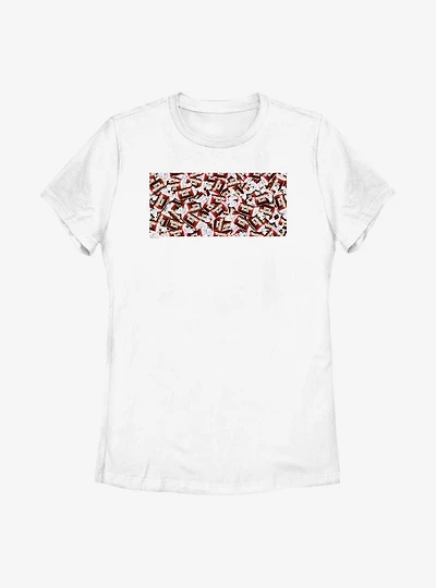 Tootsie Roll Candy Pile Womens T-Shirt