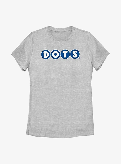 Tootsie Roll Dots Logo Womens T-Shirt