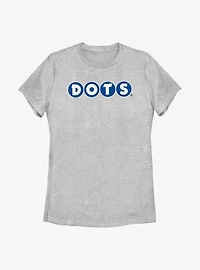Tootsie Roll Dots Logo Womens T-Shirt