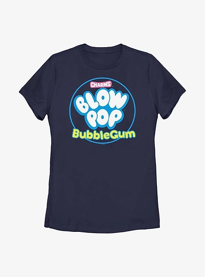 Tootsie Roll Blow Pop Bubble Gum Logo Womens T-Shirt