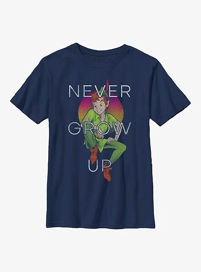 Disney Peter Pan Never Grow Up Youth T-Shirt