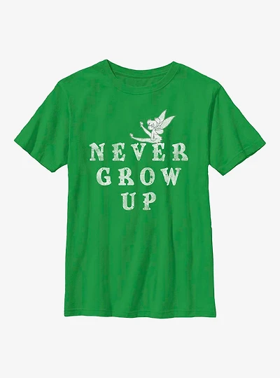 Disney Peter Pan Never Ever Grow Up Youth T-Shirt
