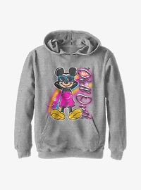 Disney Mickey Mouse Airbrush Style Youth Hoodie
