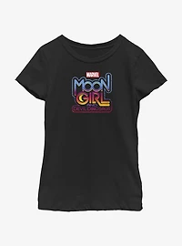 Marvel Moon Girl And Devil Dinosaur Logo Youth Girls T-Shirt