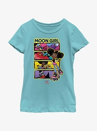 Marvel Moon Girl And Devil Dinosaur Panels Youth Girls T-Shirt