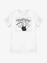 Disney Cinderella Pop Art Style Portrait Womens T-Shirt