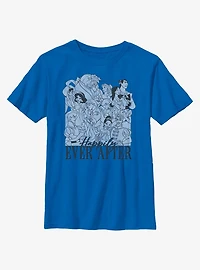 Disney Princesses Happily Ever After Group Youth T-Shirt