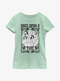 Disney The Little Mermaid Once Upon a Time Retro Youth Girls T-Shirt