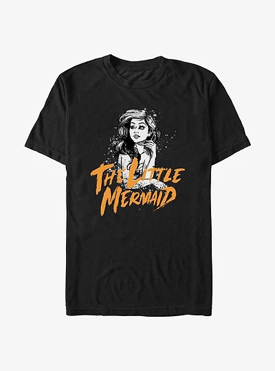 Disney The Little Mermaid Ariel Ponders Portrait T-Shirt