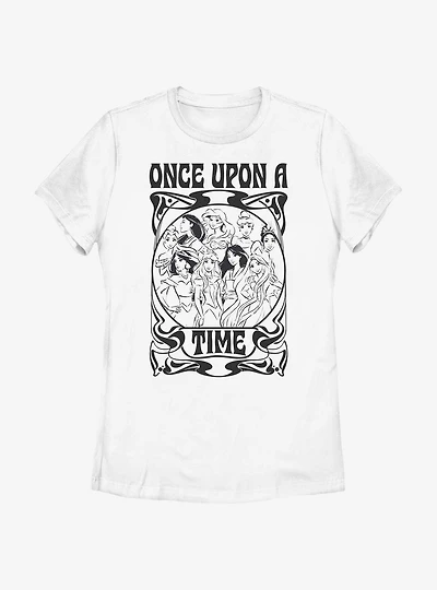 Disney The Little Mermaid Once Upon a Time Retro Womens T-Shirt