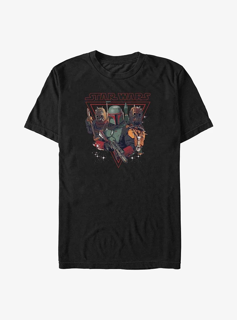 Star Wars Boba Fett and Tusken Raiders Big & Tall T-Shirt