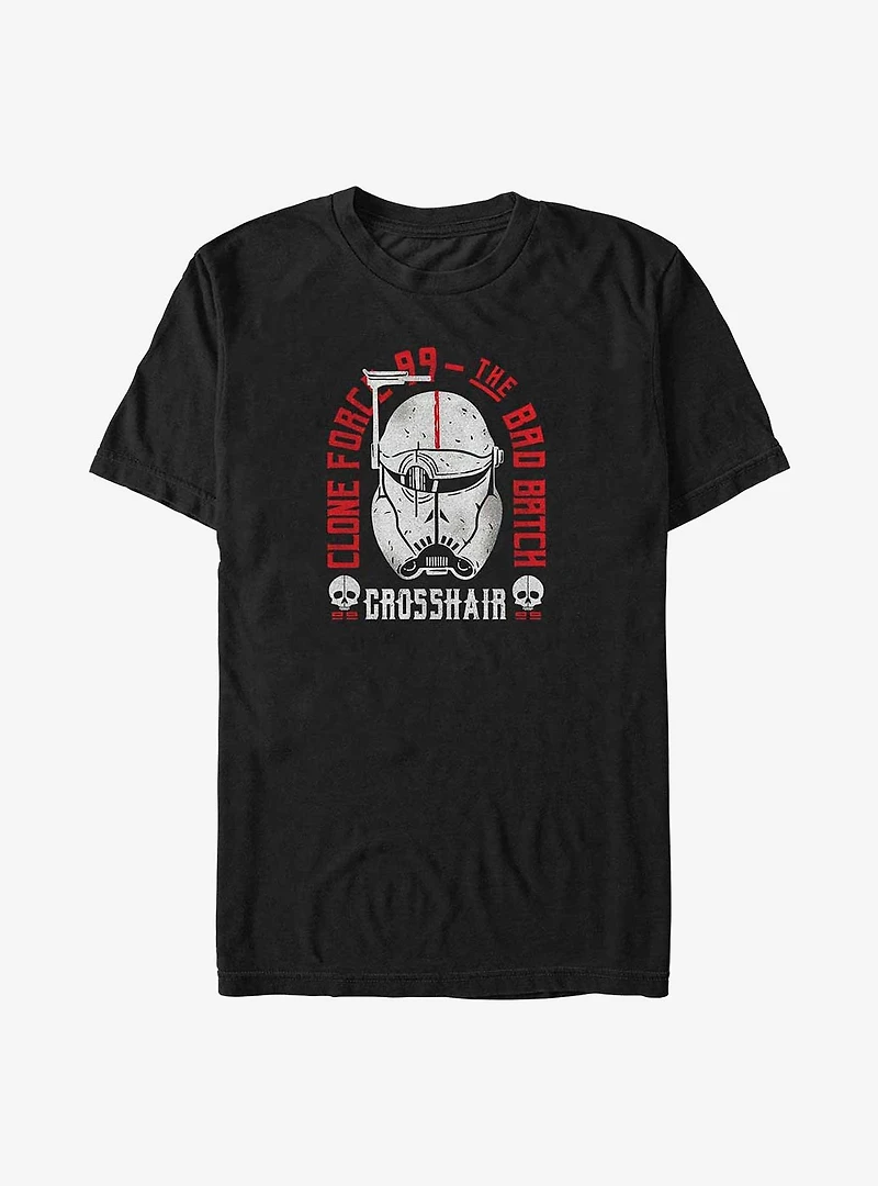 Star Wars: The Bad Batch Crosshair Helmet Big & Tall T-Shirt
