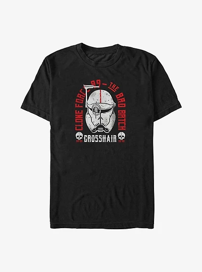 Star Wars: The Bad Batch Crosshair Helmet Big & Tall T-Shirt