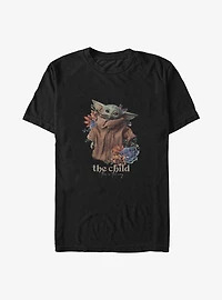 Star Wars The Mandalorian Floral Child Big & Tall T-Shirt