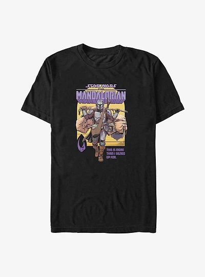 Star Wars The Mandalorian Mando More Than I Signed Up For Big & Tall T-Shirt