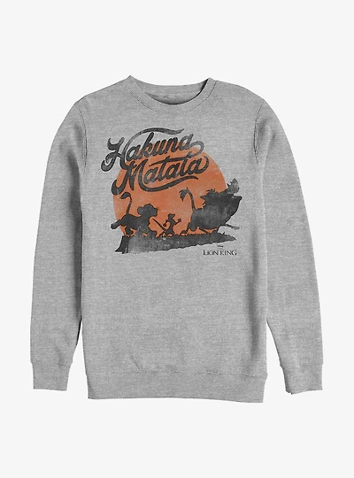 Disney The Lion King Hakuna Matata Sunset Sweatshirt