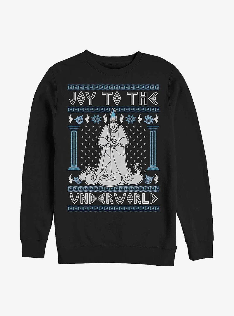 Disney Villains Hades Ugly Holiday  Sweatshirt