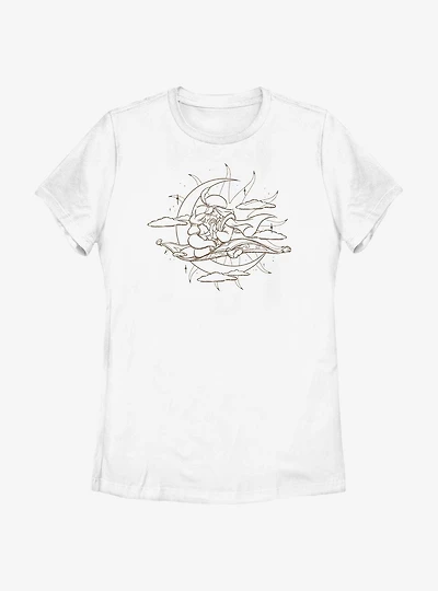 Disney Aladdin Moon Magic Carpet Womens T-Shirt