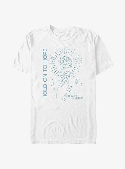 Disney Beauty And The Beast Hold On To Hope Rose T-Shirt