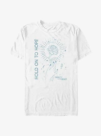 Disney Beauty And The Beast Hold On To Hope Rose T-Shirt
