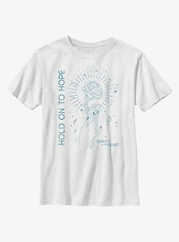 Disney Beauty And The Beast Hold On To Hope Rose Youth T-Shirt
