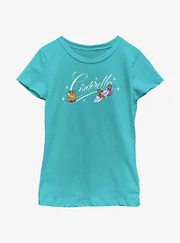 Disney Cinderella Mice Logo Youth Girls T-Shirt