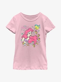 Disney The Little Mermaid Ariel And Friends Youth Girls T-Shirt