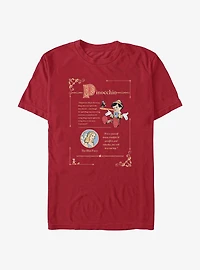 Disney Pinocchio Temptations Script T-Shirt