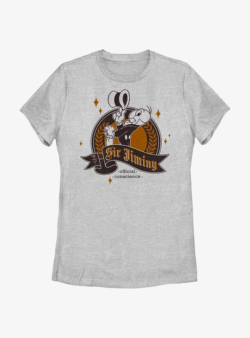 Disney Pinocchio Sir Jiminy Cricket Conscience Womens T-Shirt