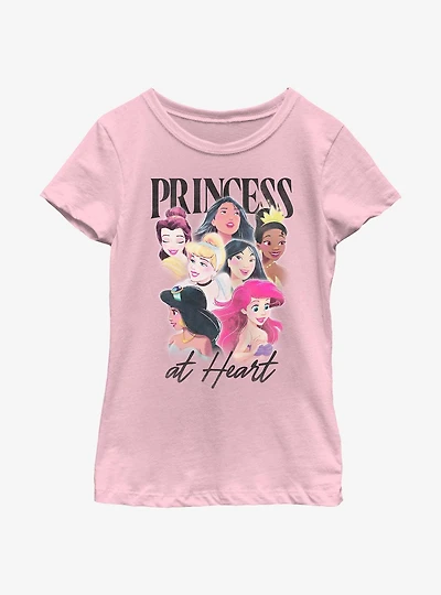 Disney Princesses Princess At Heart Youth Girls T-Shirt