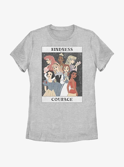 Disney Princesses Kindness and Courage Womens T-Shirt
