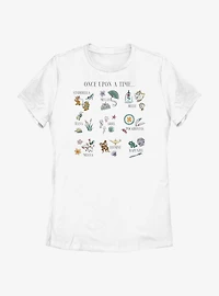 Disney Princesses Once Upon A Time Icons Womens T-Shirt